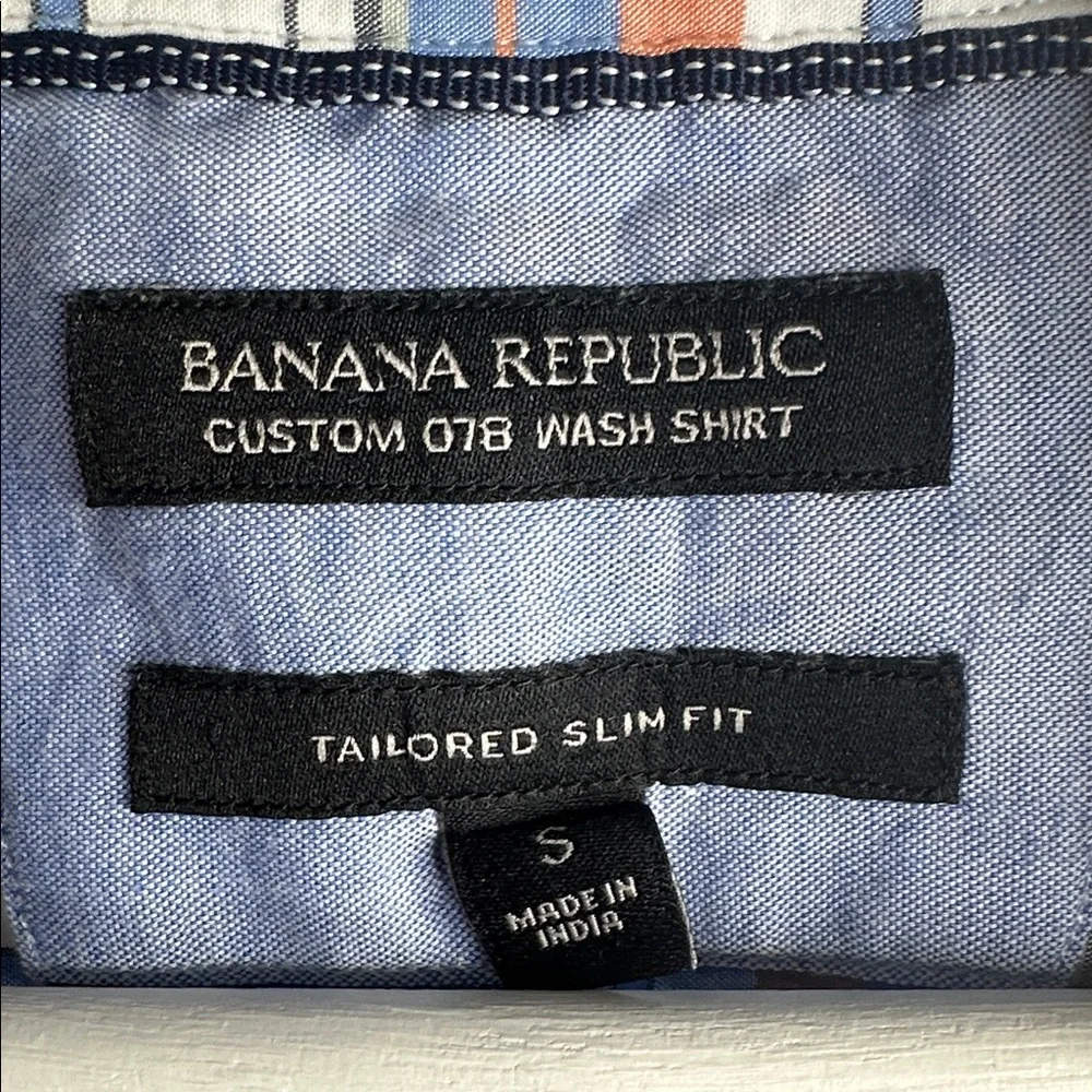 Banana Republic Multicolor Plaid Button Down Shirt size small